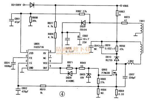液晶電視易損集成電路解析 DMB8110D、F9222、PWM FA5502M、P FA5571N的設計與應用